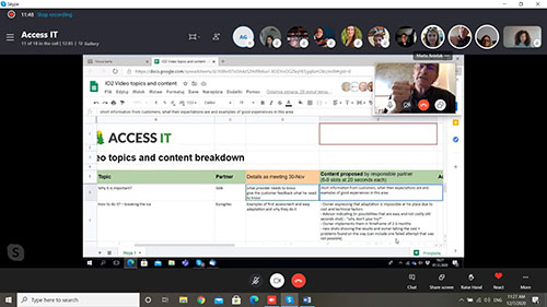 3 spotkanie partnerskie projektu Access IT